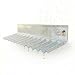 PVC Sinus corrugated plate 76/18 wall connection in crystal clear professional quality width: 1106 mm profile side: 245 mm smooth side: 130 mm