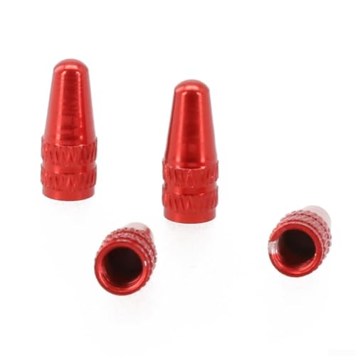 4 Pack Protectores para Válvula de Bicicleta de Aleación de Aluminio a Prueba de Polvo para Válvula Presta AV Accesorios para Ciclismo de Carretera y Montaña MTB (rojo) miniatura 7