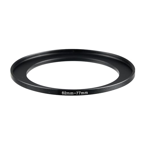 Image of 62-77mm Step-Up Ring Adapter, 62mm to 77mm Step Up Filter Ring for 62mm Lens Install 77mm ND CPL UV Camera Lens Filter(62mm-77mm)