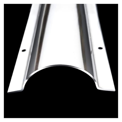 Stainless Steel Cable Trunking,Wire Guard Raceway Stainless Steel, Half Round Silver Metal Cord Cover 1M Long, Cable Concealer for Ceiling, Corner, Floor, Perforated Installation(8cm/3.1in 20 Cable)