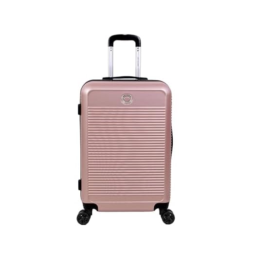 SANTINO, Mala de Viagem Pisa Rígida 360° Santino G - AMZV183G Cor: Rosa