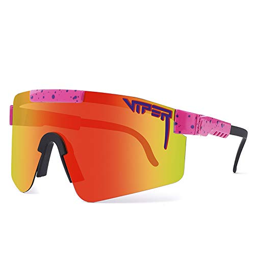 Pit Viper Sunglasses, Outdoor Cycling Glasses, UV400 Polarized Sunglasses for Women and Men (C9)
