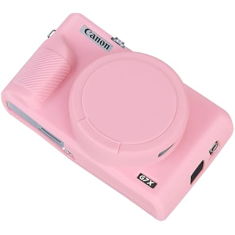 BOVKE Silicone Case for Canon G7 X Mark III Cover