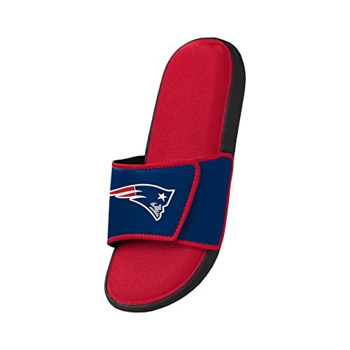 FOCO New England Patriots NFL Mens Foam Sport Slide - M3