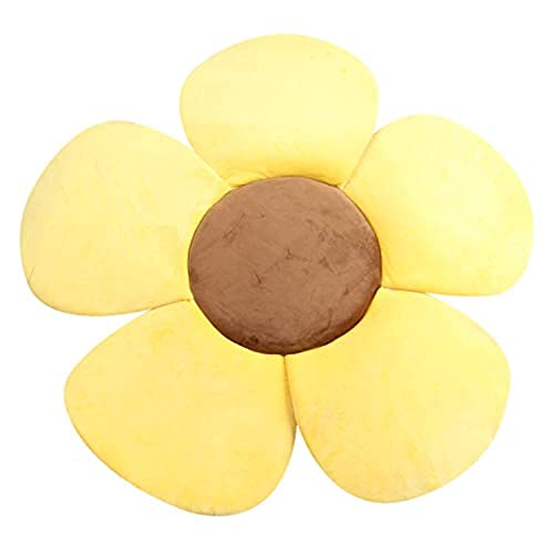 Image of URMAGIC Baby Bathtub Pad,Newborn Foldable Soft Baby Blooming Flower Petal Shape Bathtub Pad,Baby Bath Cushion,Baby Bath Support Lounger,Infant Bathtub Mat (Yellow)
