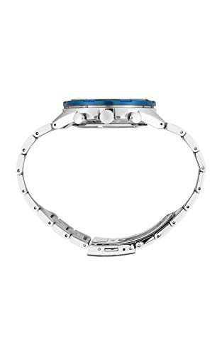 SEIKO Watch for Men - - Quartz Chronograph, Tachymeter, Date Calendar, Stainless Steel Case and Bracelet, and 100m Water Resistant