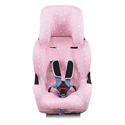 JYOKO Kids Funda de algodón para Silla de Coche Compatible con Klippan (Kiss 2, Pink Sparkles)