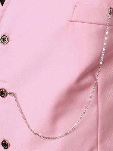 Men's V-Neck Suit Vest Jacket Casual Business Wedding Slim Vest3