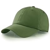 Casquette de golf unisexe : design classique et simple, casquette de baseball fonctionnelle résistante à l'eau, plusieurs couleurs au choix (noir, beige, bleu Klein, vert fluo). Bonnet de golf essentiel pour homme et femme pour sports de plein air.