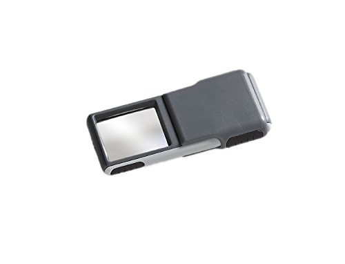Möller-Therm Pocket Vergrootglas met Led, 38 X 32 Mm, Zwart, One Size