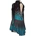JRUIA Girls' Ice Skating Dress Outfits Gradient Women's Competition Gymnastics Uniform Handmade Figure Skating Dress,Green,M