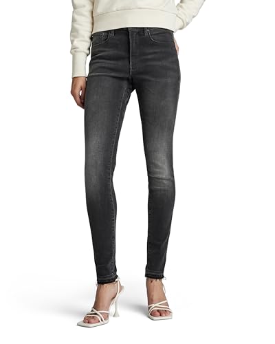 G-STAR Mujer 3301 Skinny Jeans, Negro (Worn In Black Moon D05175-d431-g108), 26W / 32L