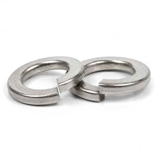 Image of M5 (5mm) (Pack of 50) A2 Stainless Steel Rectangular Spring Lock Washers DIN127B Anti-Vibration Split Washers - A03D/2 M5_50