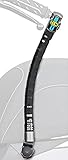 Stahl-Seguridad Extra Antirrobo de manillar CLM 5729133 Stahl con soporte INVISIBLE KOMBI para KYMCO SUPER DINK ABS E4 125-350 cc 2017