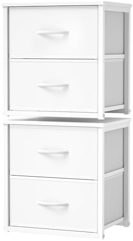 DAOUTIME 2-Pack Stackable Stor...