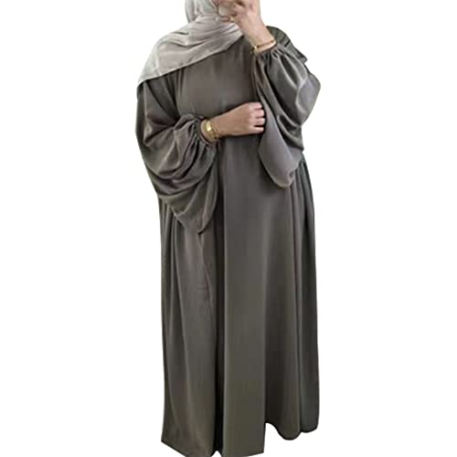 Jilbab islamique à manches bouffantes style abaya saoudite chic