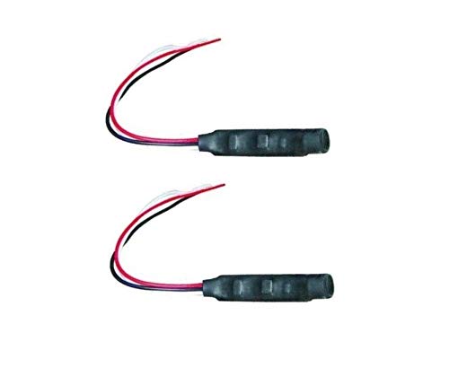 LipiWorld® CCTV Camera Microphone Mini Spy Audio Sound Voice Pickup Microphone with Bare Wire Cable for CCTV Camera Microphone Surveillance Device (Pack-2)