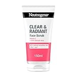 Neutrogena Clear & Radiant Face Scrub (1x 150ml), Purifying & Brightening Oil-Free Daily Exfoliator with Vitamin C and 0.5% Salicylic Acid, Suitable for Blemish-Prone for Clearer Radiant Complexion