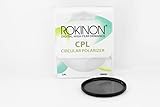 Rokinon 58 Multi-Coated Circular Polarizer Filter (CPL) CPL58,Black