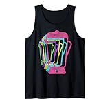 Licuadora. 80s. Colores. 1980. Camiseta sin Mangas