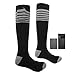 KiBcsLic Heated Socks, Long Socks Birthday Gift, Adults Outdoor Heated Socks Electric