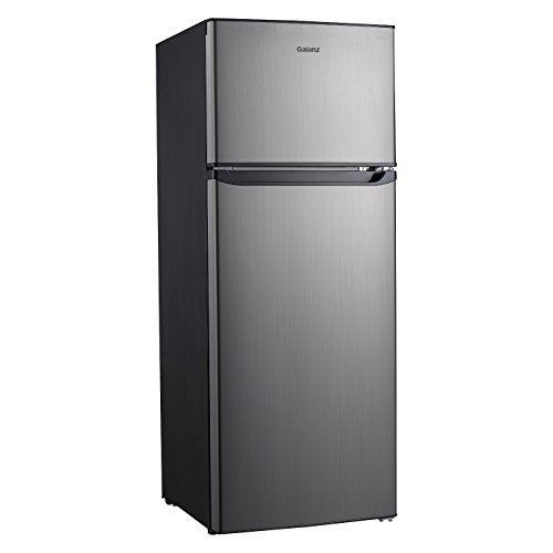 Galanz 7.6 cu ft Compact Refrigerator - Stainless Steel
