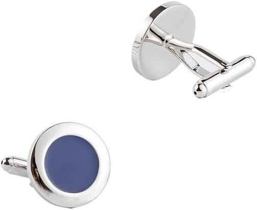 BritishRound Oil Drip Enamel Cufflinks for Party Dress Accessories