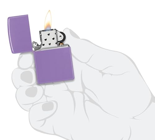 Image of Zippo Classic Smoky Lavender Pocket Lighter