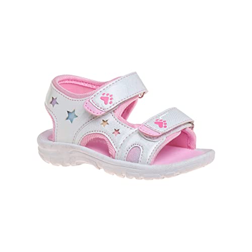 Image of Rugged Bear Girls Sport Active Summer Open Toe Sandals (Toddler)