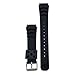 Genuine Synthetic Rubber Black "Monster" Diver 20mm Watch Strap by Seiko