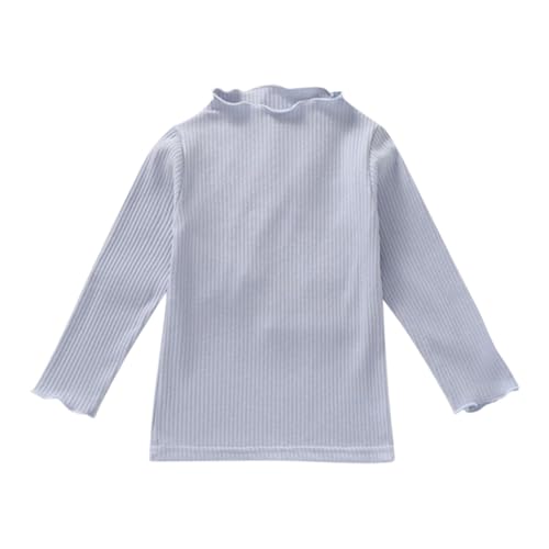 Girls' Basic Long Sleeve Crewneck Cotton T-Shirt Long Sleeve Crewneck Girls Casual Tops Blouse2