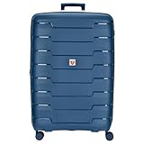 Roncato Skyline Maleta Grande Expansible Azul, Medida: 79 x 50 x 29/34 cm, Capacidad: 125/140 l, Pesas: 4.2 kg