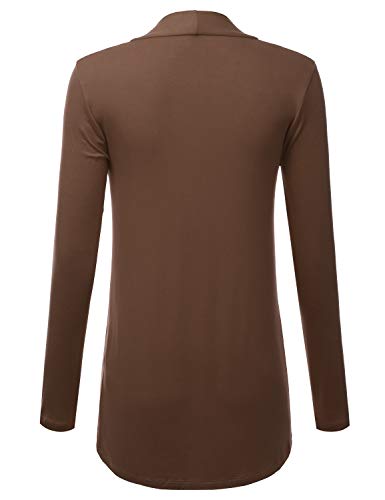 Image of LALABEE Women's Draped Open-Front Long Sleeve Light Weight Cardigan (S~3XL)