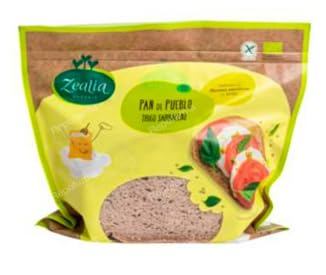 Pan de Pueblo de Trigo Sarraceno BIO, 330 g, Sin Gluten. Pack de 3