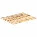 WEMYUFURN Rustic Solid Mango Wood Table Top 35.4 x 27.6 Inches, Durable Dining Table Surface with Elegant Finish for Kitchen and Restaurant Use, Natural Wood Grain, Industrial Style