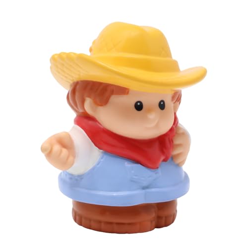 Figurine Farmer Jed chapeau de paille pour animer les jeux de la ferme Little People