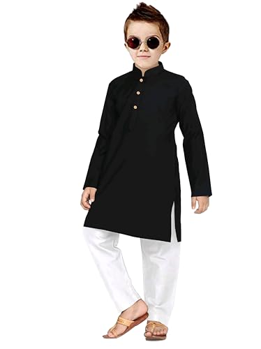 Image of Trustous Ethnic Wear Boys's Cotton Kurta Pyjama Sets