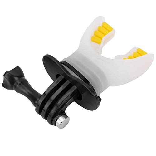 Tangxi Camera Mouth Bite Moun, Fixations de Connexion pour Montage de Monture de Connexion au Surf pour GoPro Hero 7/6/5/4/3/3 +/, pour SJCAM, pour Eken, pour...