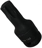 Aerzetix - Llave de vaso de impacto con Punta Atornillador T60-1/2” - Negro - C4212