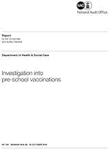 Investigation into pre-school vaccinations (House of Commons, HC 100)