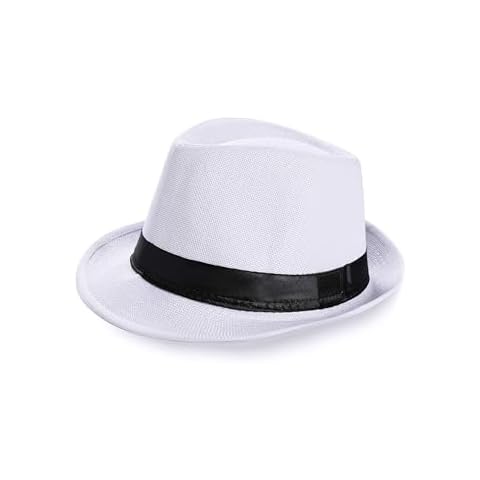 Chapeau Panama Coucoland Fedora Blanc Cover