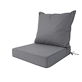 PALMTALL Outdoor/Indoor Deep Seat Water Resistant Chair Cushion Replacement Patio Funiture Seat Cush