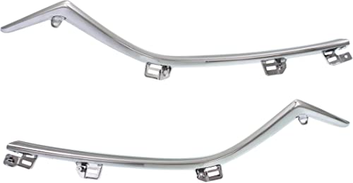 Garage-Pro Grille Trim SET For Mazda 6 2014-2017, For Models without LED Headlamps, Chrome, Plastic, Driver, Passenger Side, Mazda 6 Accessories