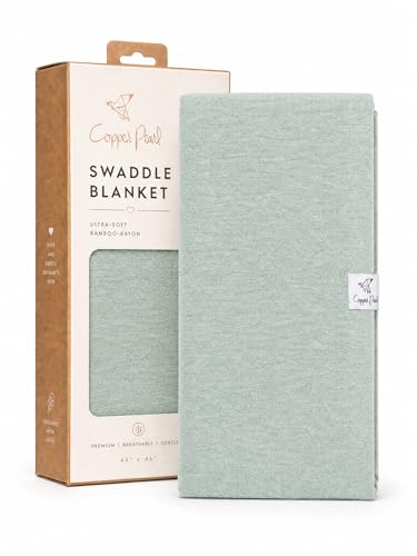 Image of Copper Pearl Swaddle Blankets for Newborns | Soft Stretchy Receiving Blankets for Boys and Girls | Large 46 x 46 Inch Baby Blankets | Lightweight and Breathable Swaddles | Emerson