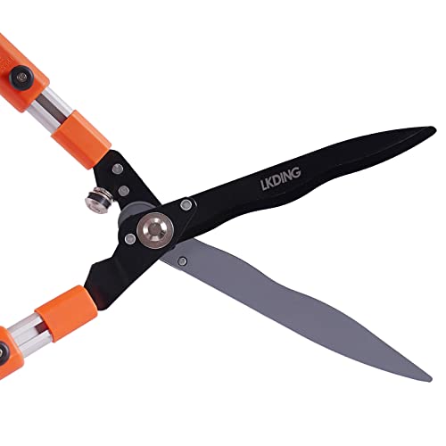 Lkding Hedge Shears Heavy Duty 32.5"-43" Extendable Handle Professional Garden Clippers Pruning Scissors Trimmer Yard Landscaping Tool #TOP2