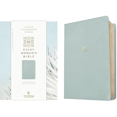Holy Bible: Nlt Every Woman&rsquo;s Bible, Filament-enabled Edition Leatherlike, Sky Blue