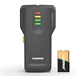 Rilevatore di Cavi e Tubi 4-in-1 Huepar, Dotato di Spia luminosa LCD a quattro livelli e Allarme Sonoro, Rileva Legno, Metallo, Cavi CA in Tensione e Materiali Non Metallici nei Muri WS02