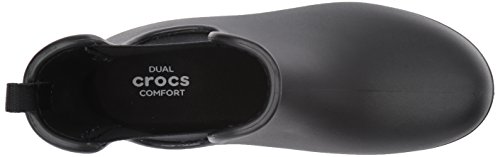 Crocs Bota feminina Freesail Chelsea cano curto | Botas de chuva para mulheres | Sapatos aquáticos,
