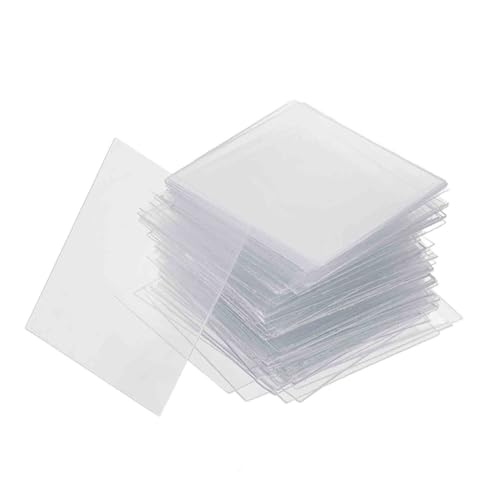 LIFKOME 100pcs Disposable Glass Slides for Boys and Girls Lab Science Microscope Slides Urine Test Sample 22mm