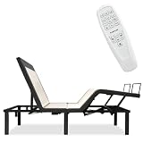 KOTEK Adjustable Bed Base with Wireless Remote, Electric Adjustable Bed Frame w/Head and Foot Inclin